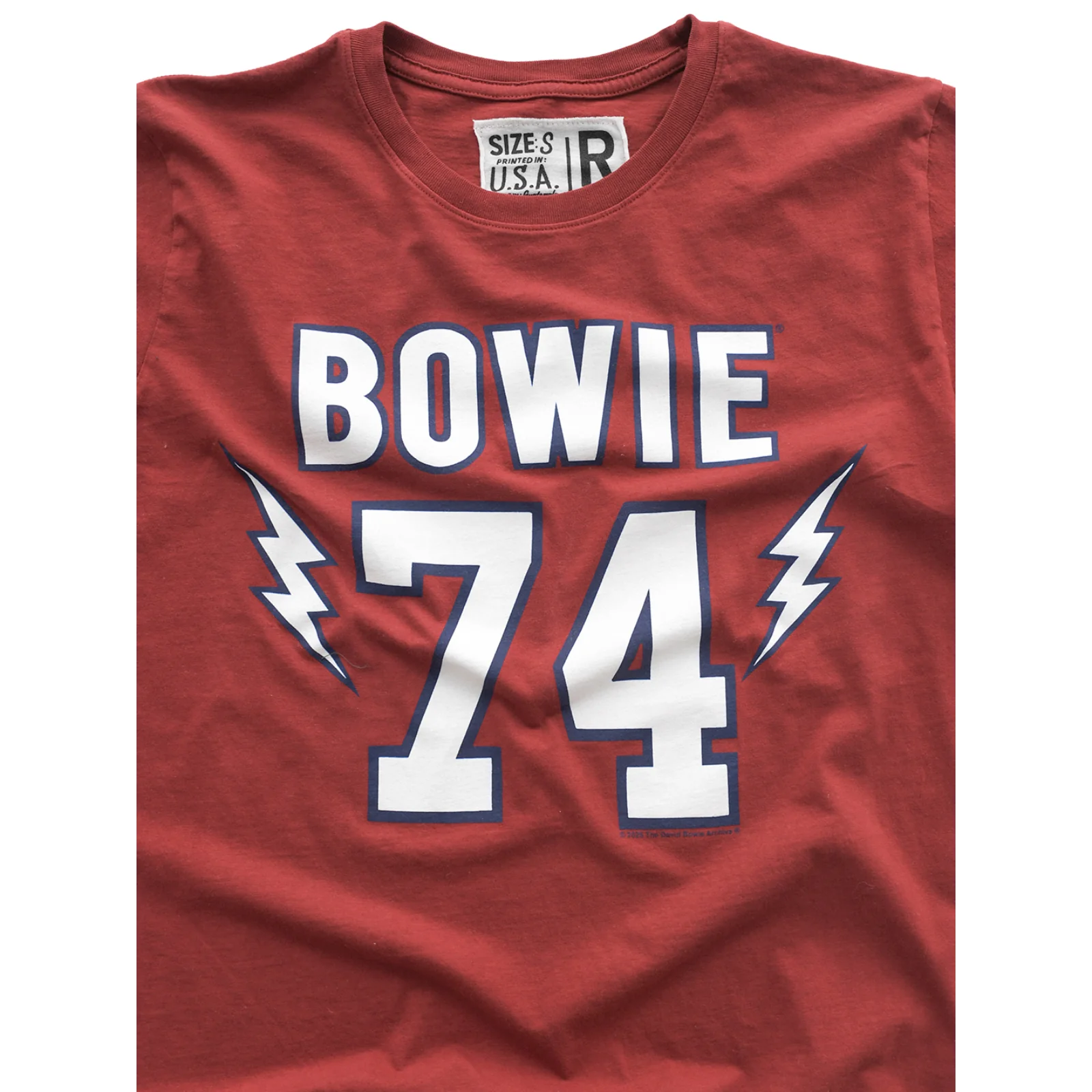 Bowie '74 Cardinal T-Shirt - Image 3