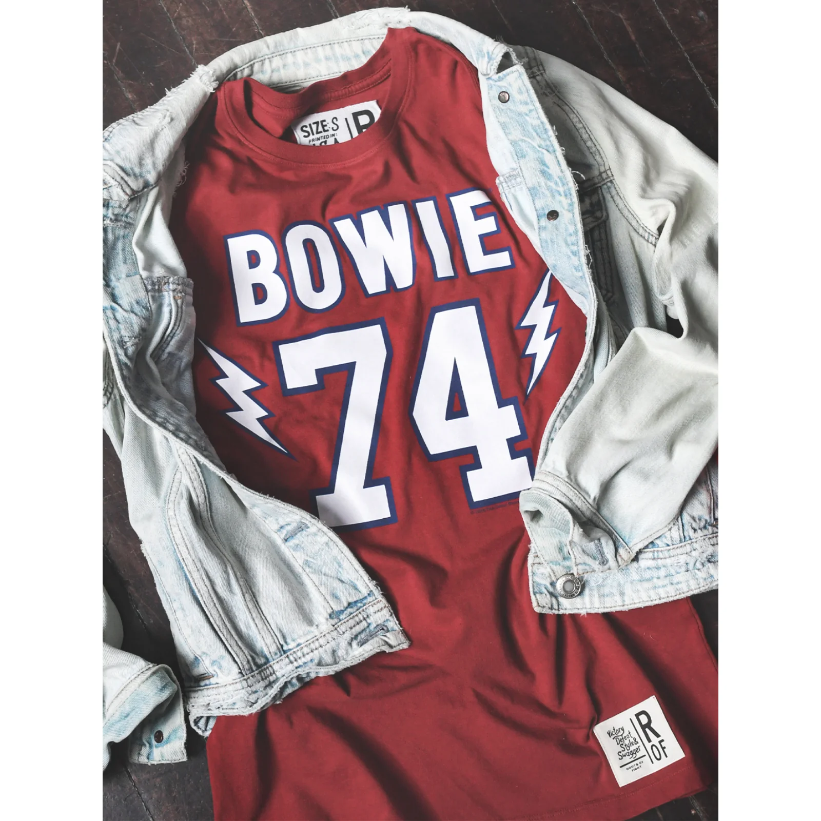 Bowie '74 Cardinal T-Shirt - Image 5