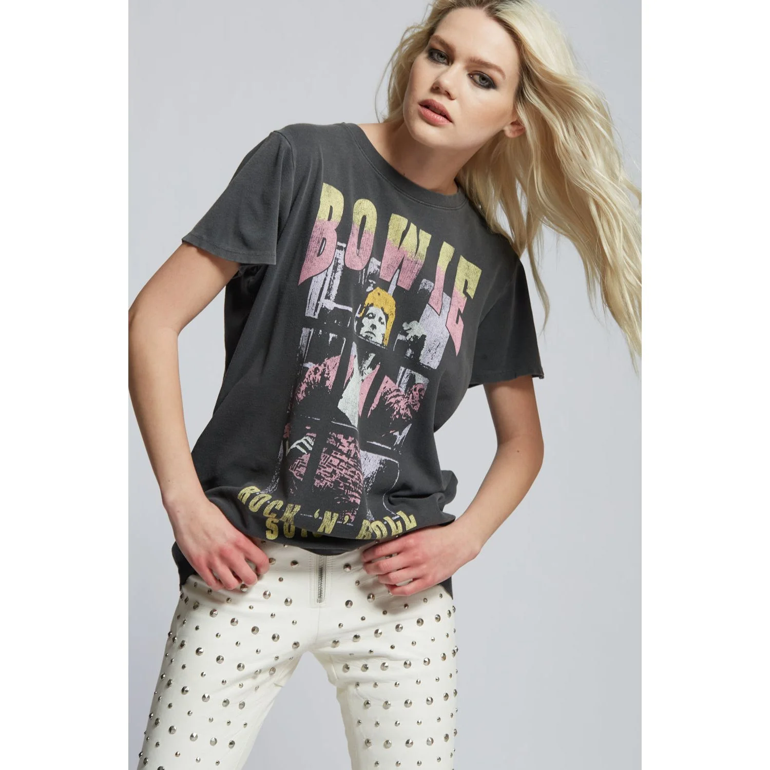 Bowie Rock N Roll Boyfriend Tee - Image 4