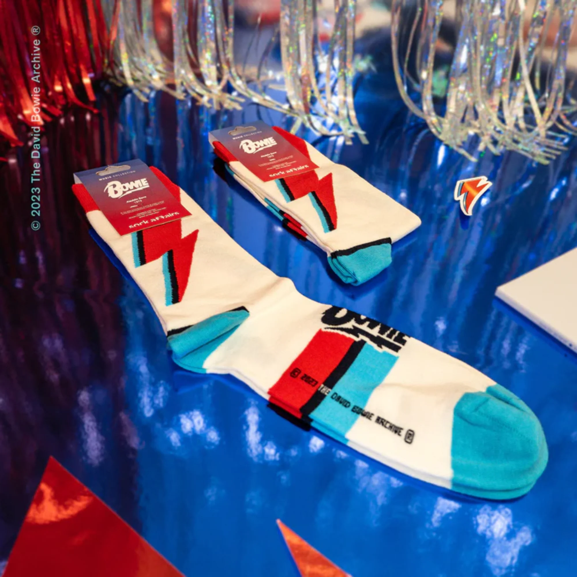 David Bowie Aladdin Sane Socks - Image 3
