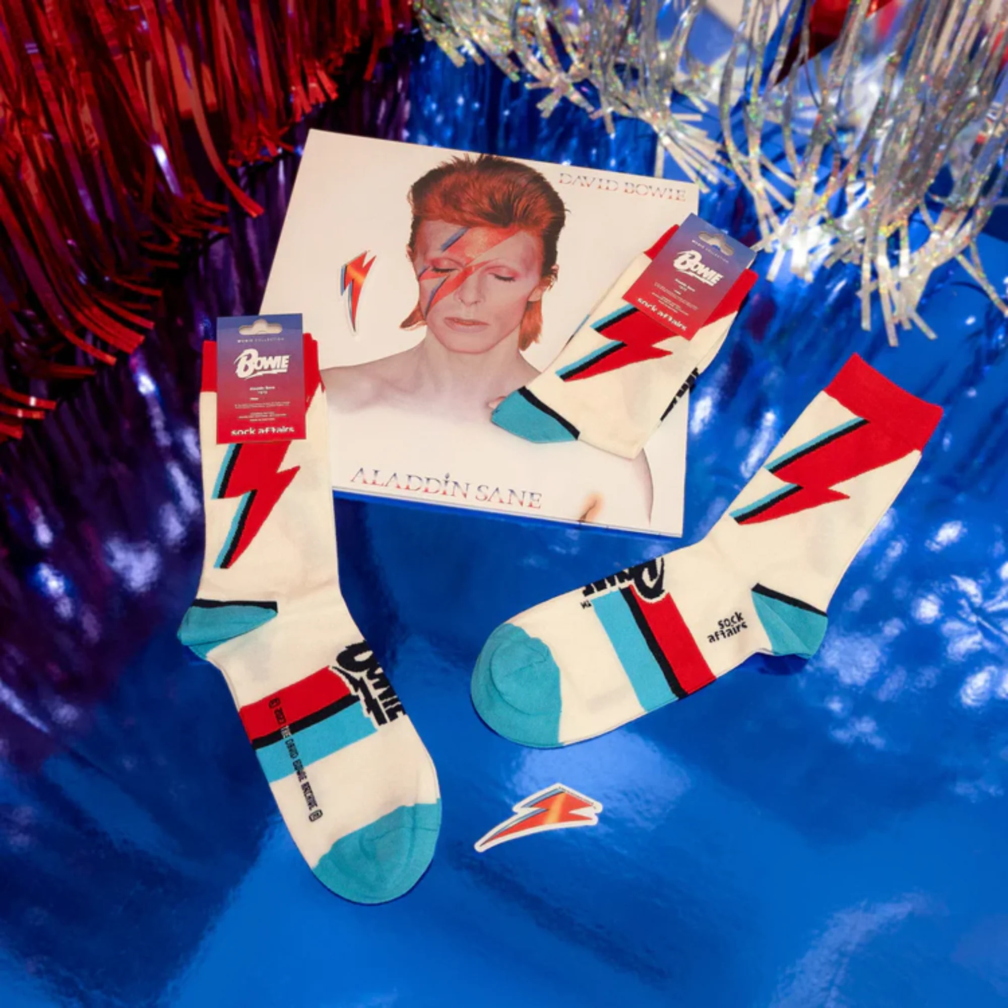 David Bowie Aladdin Sane Socks - Image 5