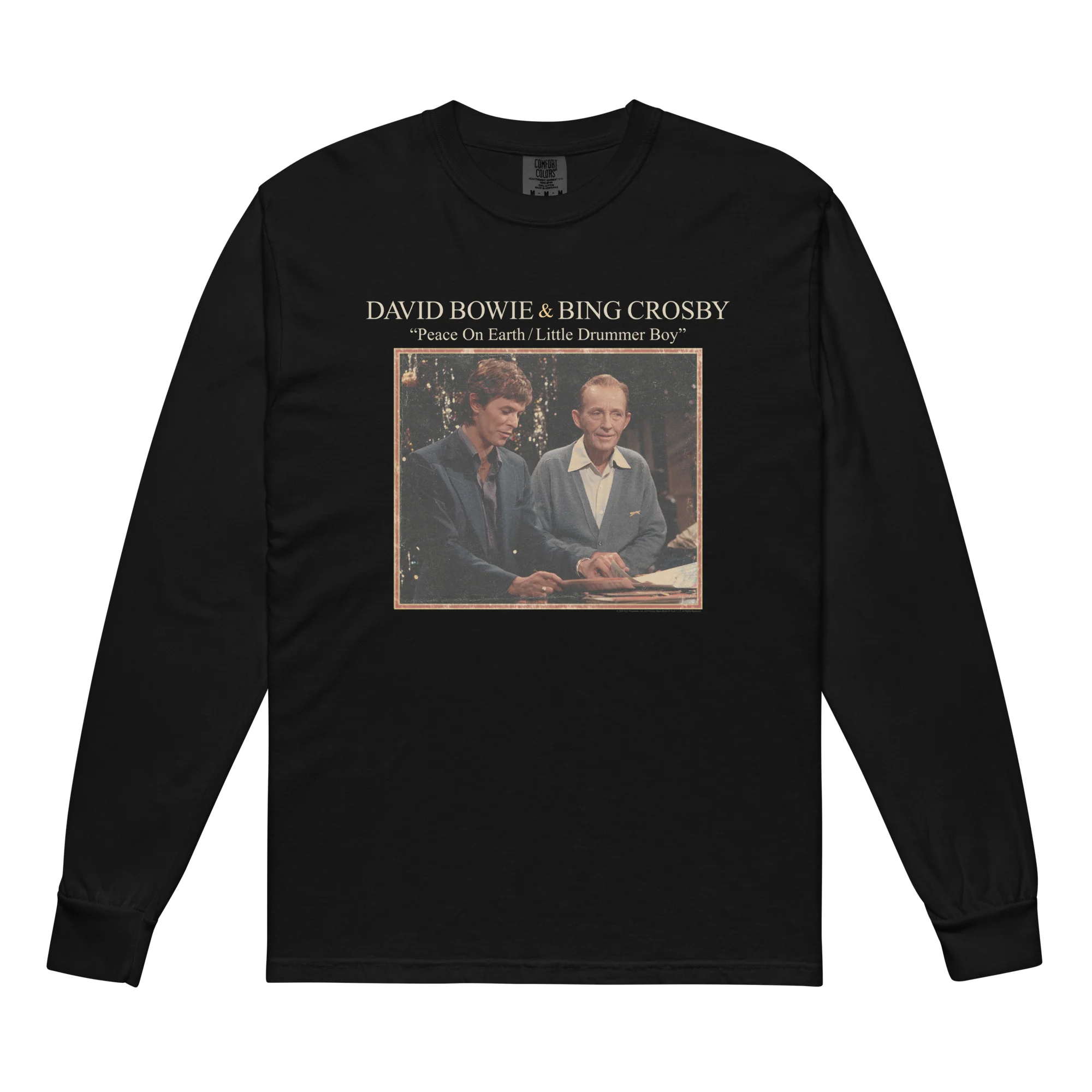 David Bowie & Bing Crosby Peace On Earth Long Sleeve