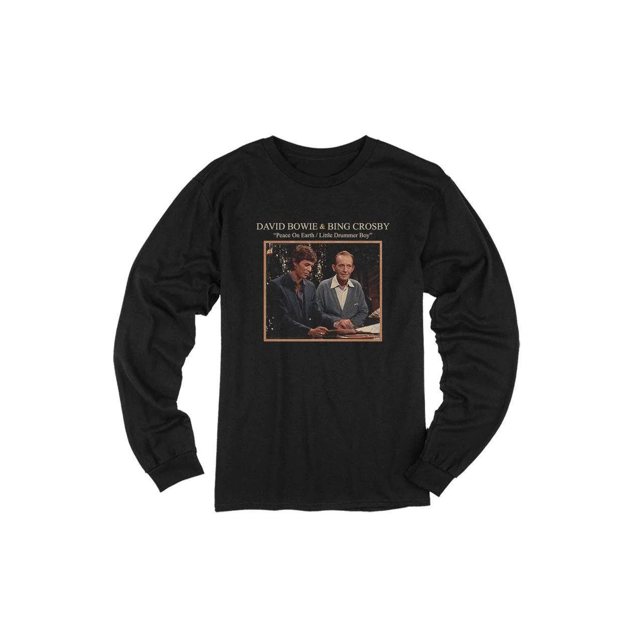 David Bowie & Bing Crosby "Peace On Earth" Long Sleeve T-shirt