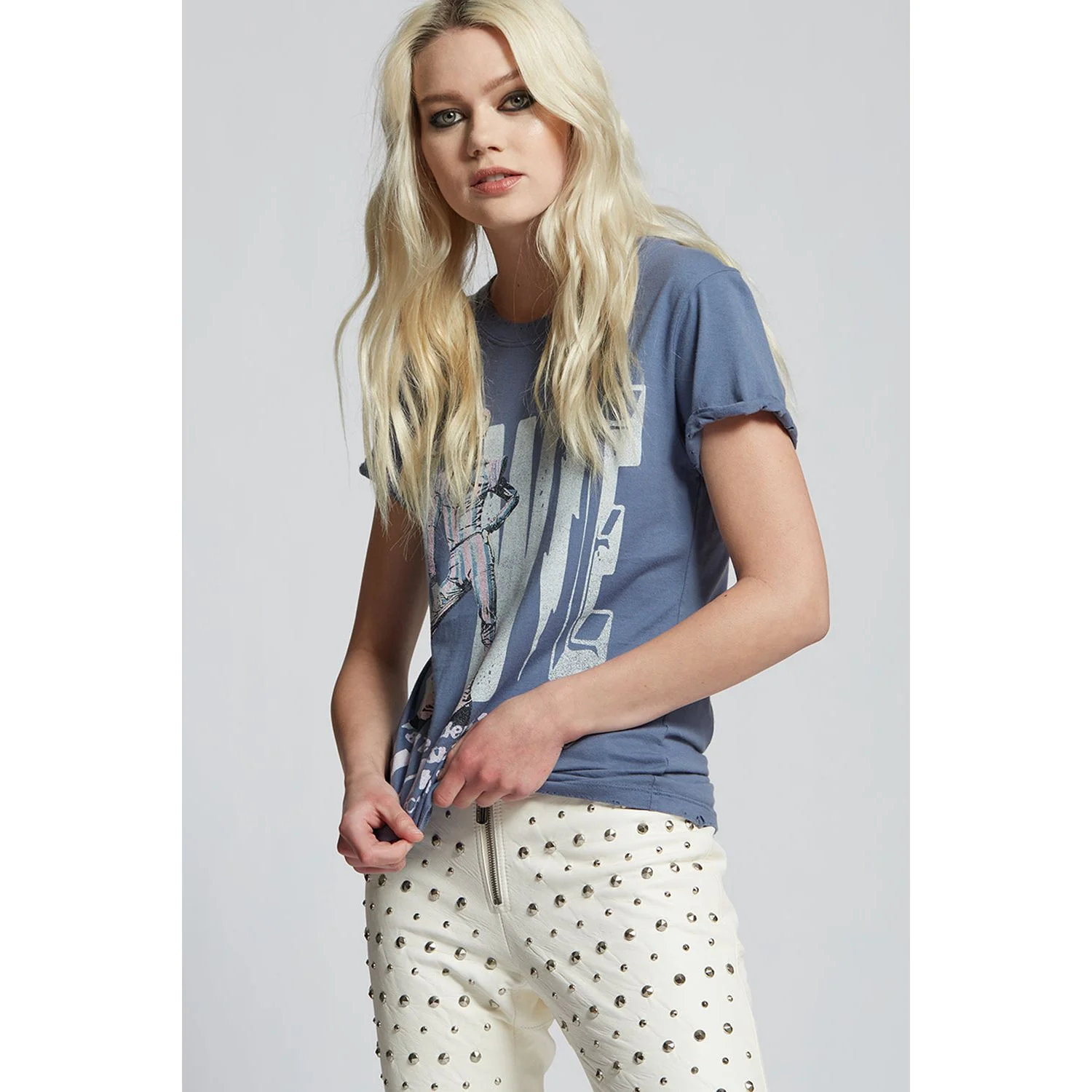David Bowie Hollywood Blue Vintage Tee - Image 2