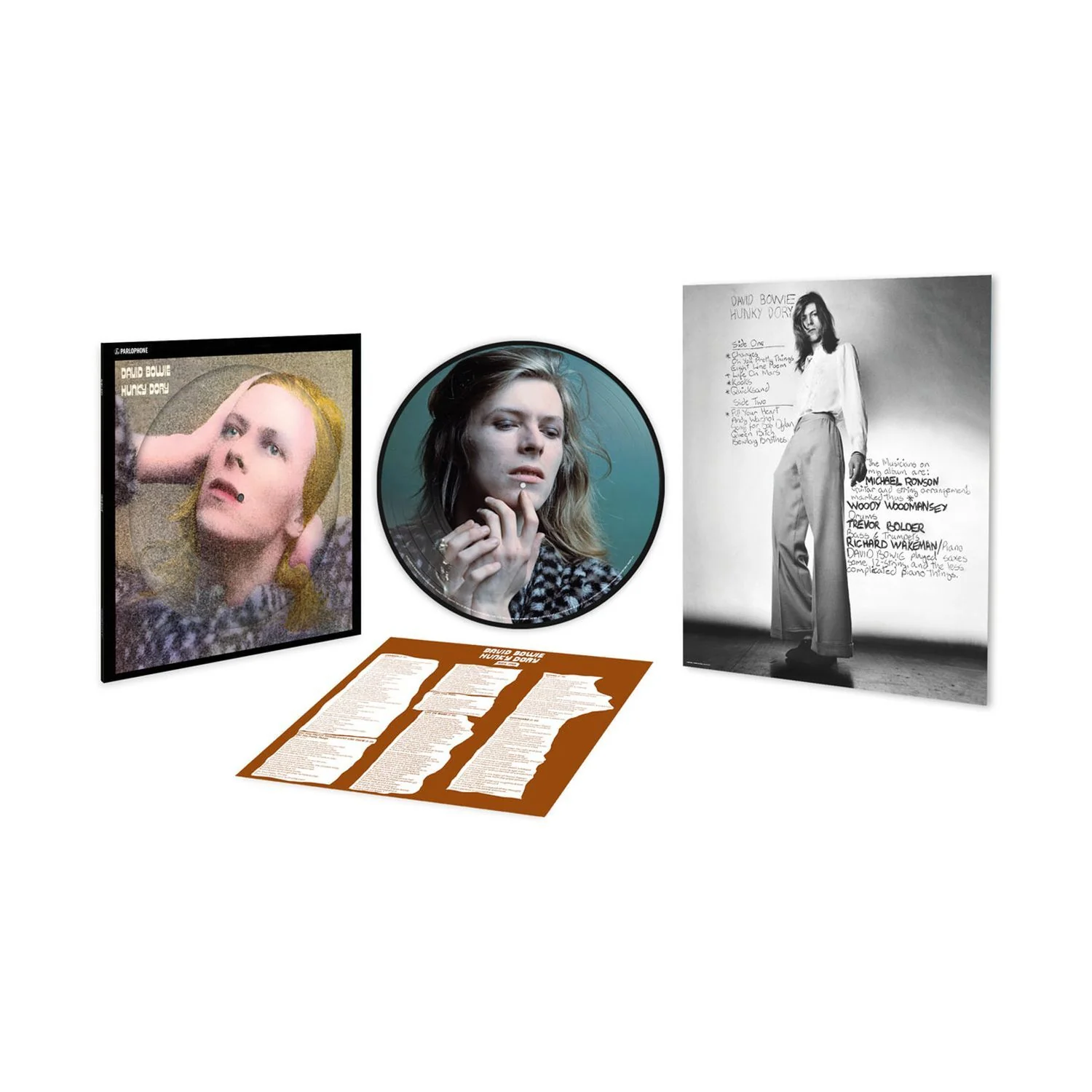 David Bowie Hunky Dory 50th Anniversary Picture Disc
