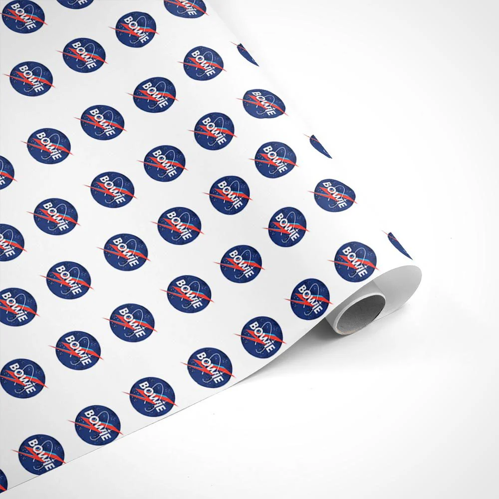 David Bowie Large Round Logo Wrapping Paper