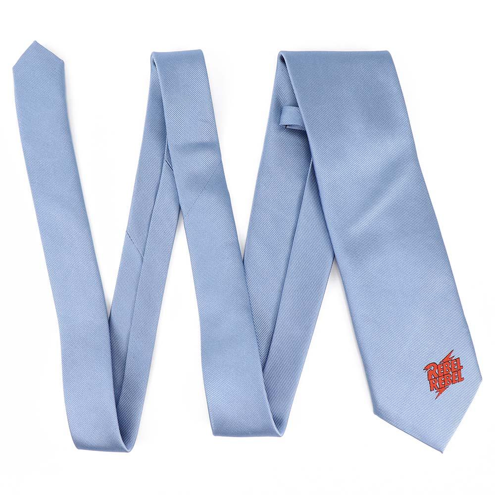 David Bowie Light Blue Rebel Rebel Tie - Image 2