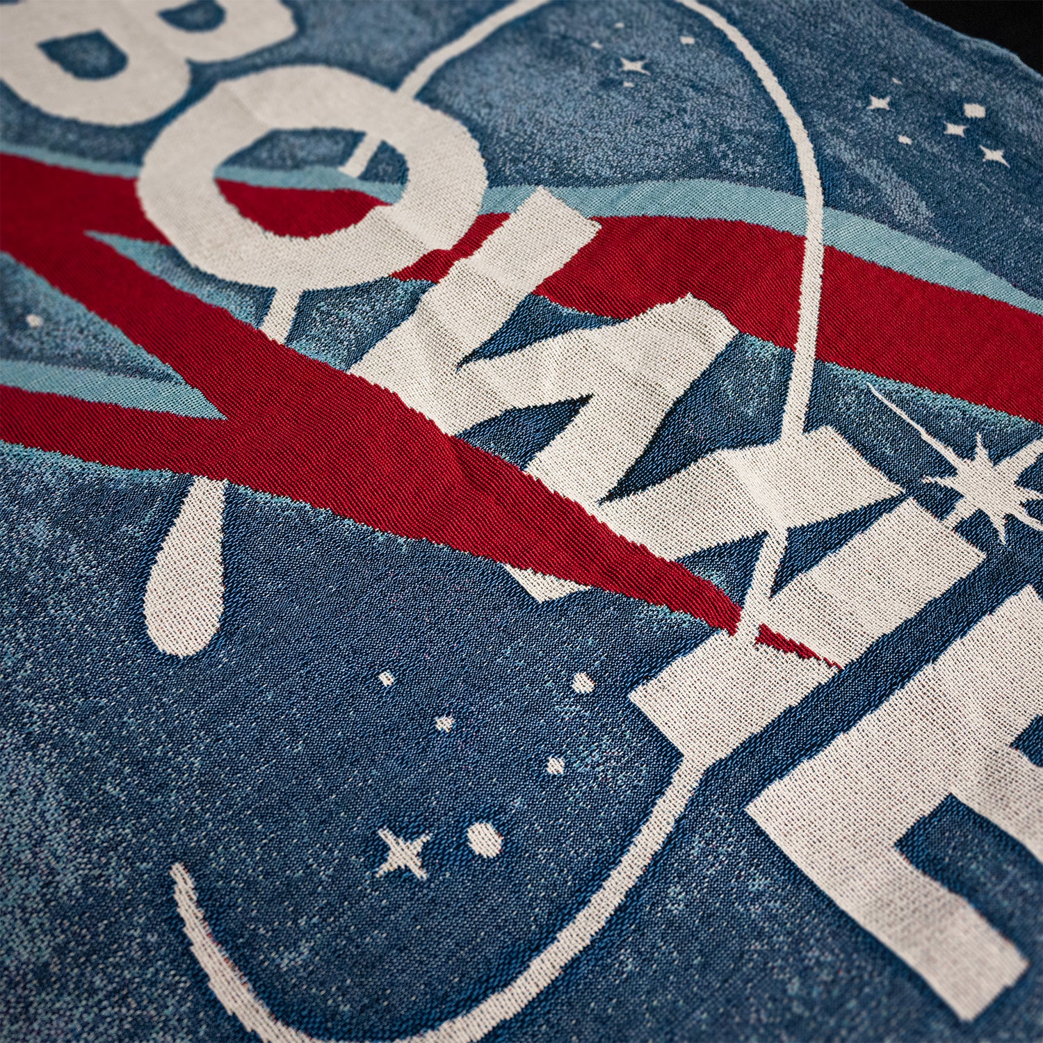 David Bowie NASA Bolt Throw Blanket - Image 2