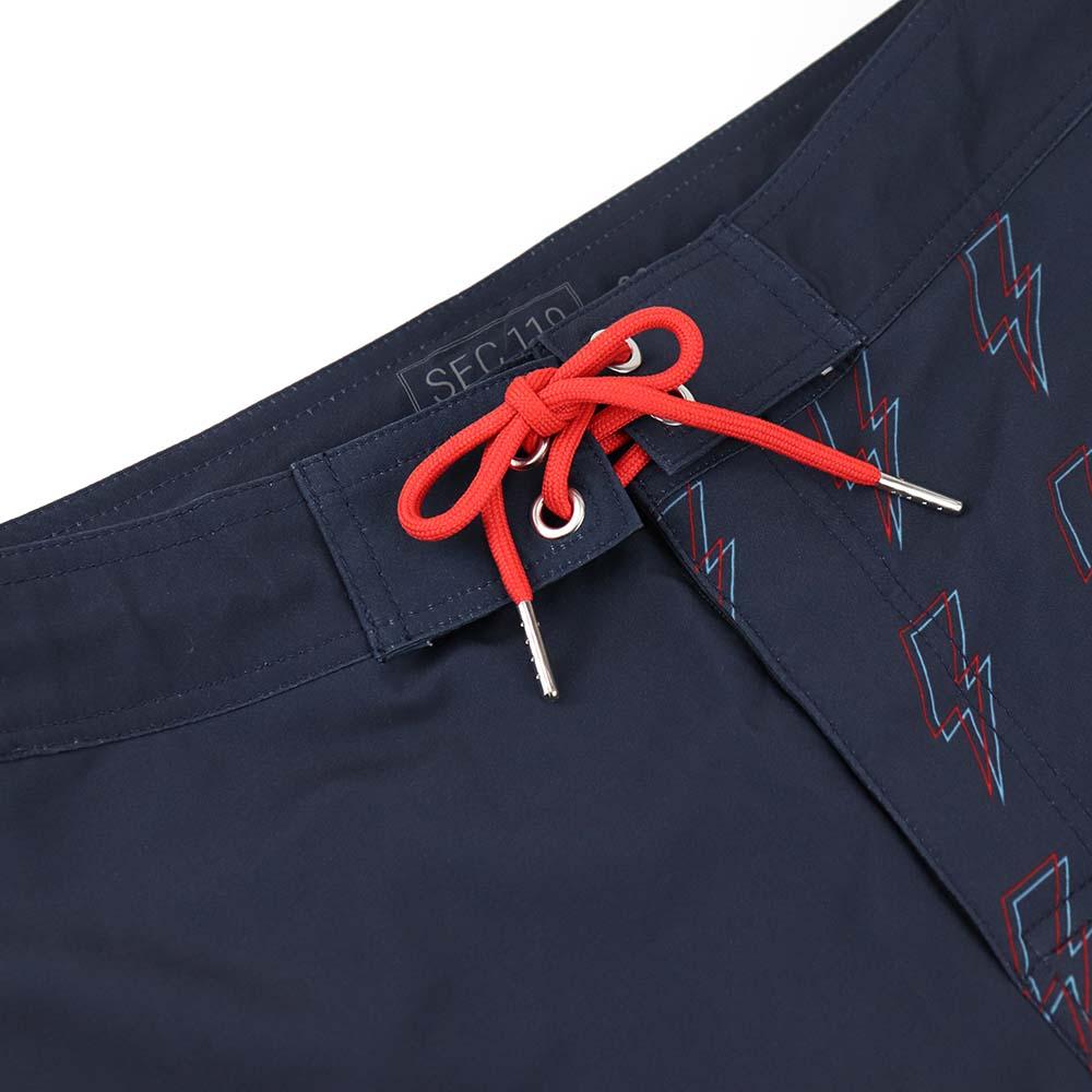 David Bowie Navy Bolt Board Shorts - Image 3