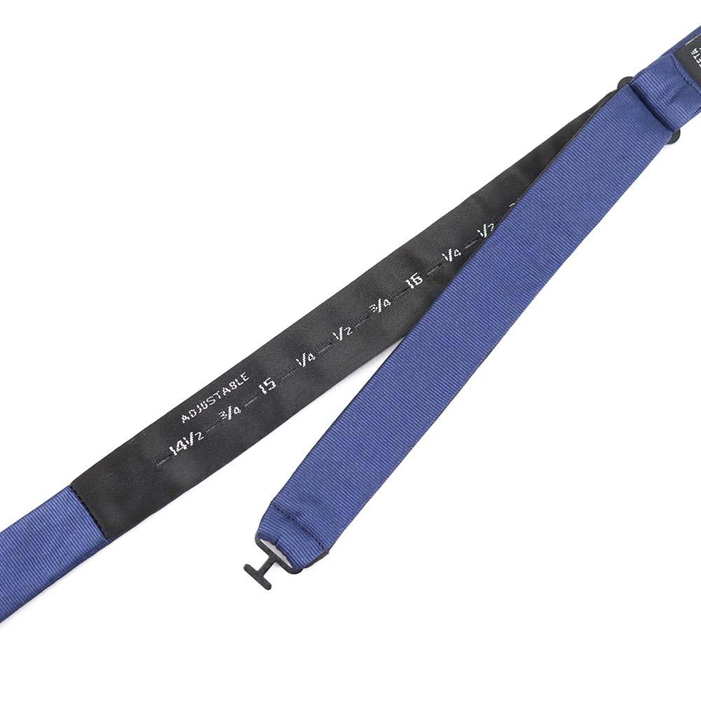 David Bowie Navy Bolt Bow Tie (Self-Tied) - Image 4