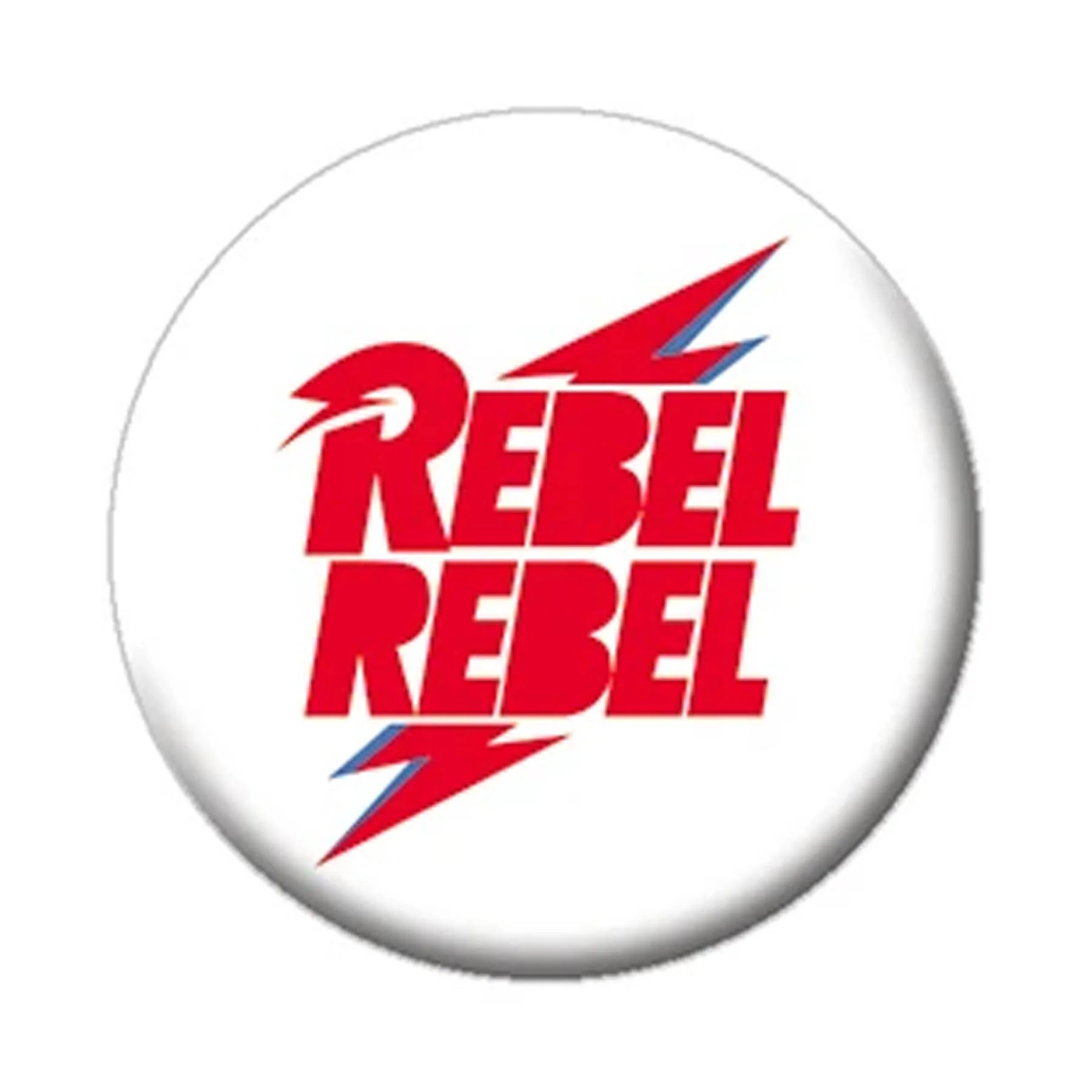 David Bowie Rebel Rebel Bolt 1.25" Button