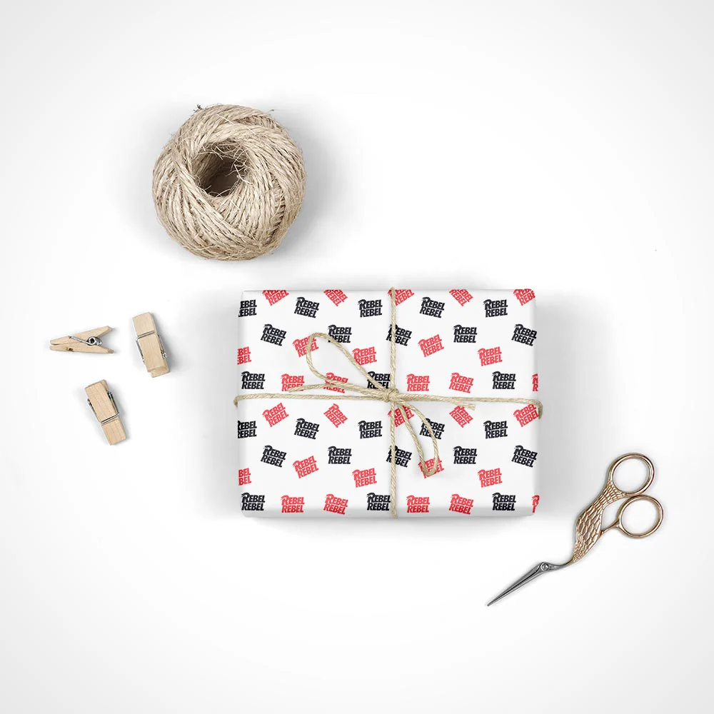 David Bowie Rebel Rebel Wrapping Paper - Image 2