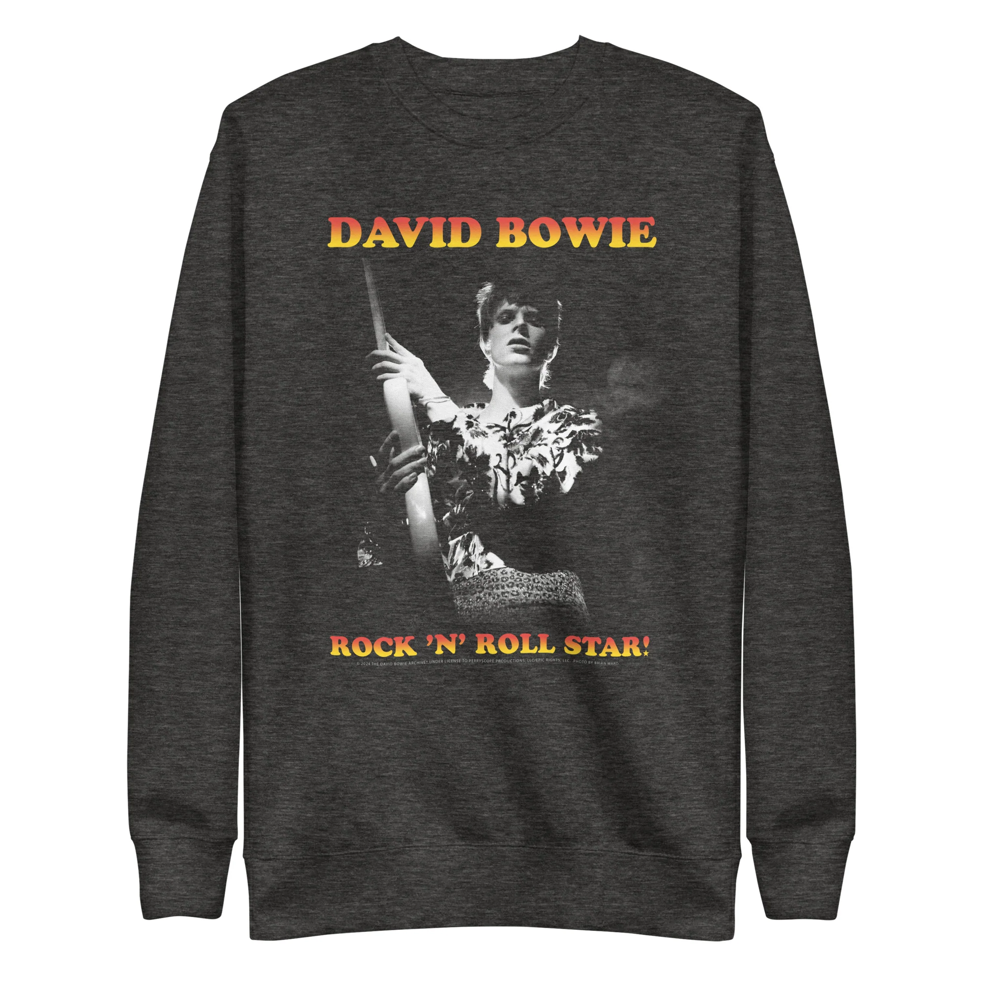 David Bowie Rock n' Roll Star Crewneck Sweatshirt - Image 2