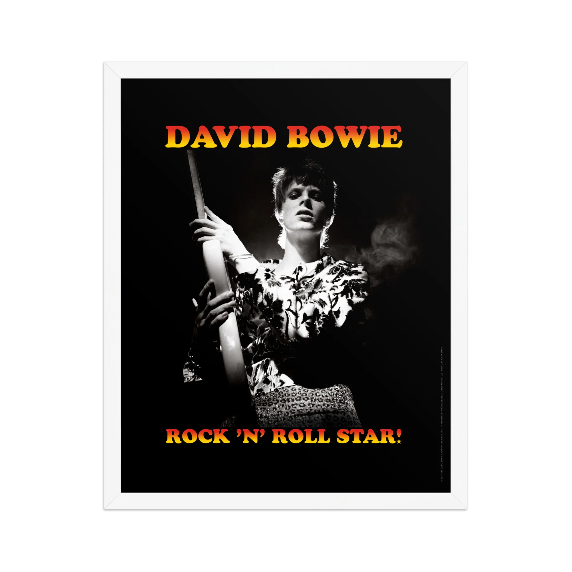 David Bowie Rock n' Roll Star Framed Print - Image 2