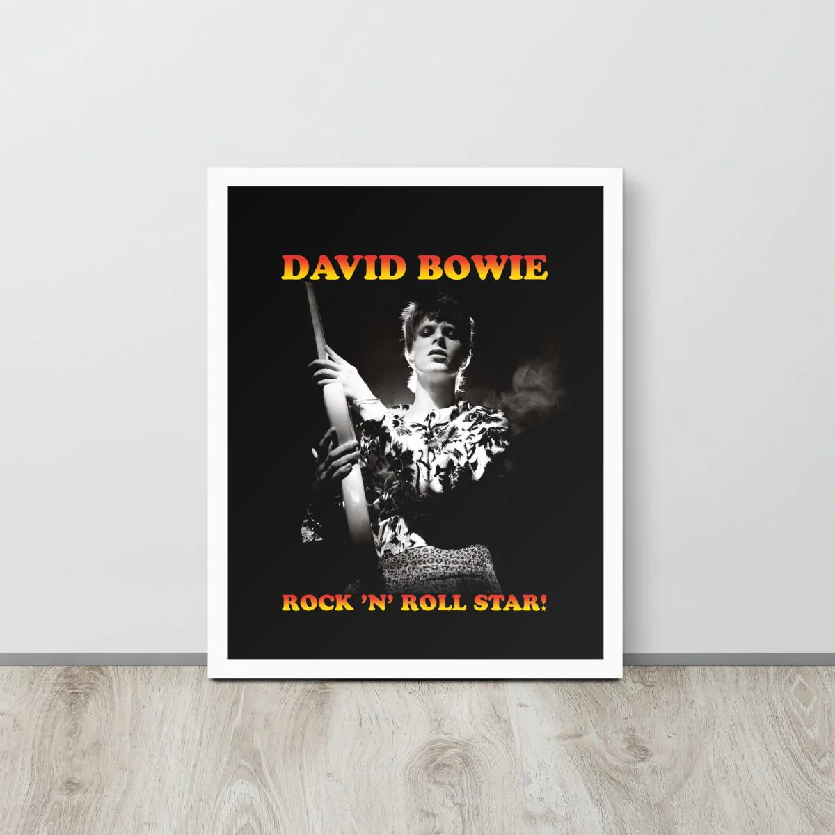 David Bowie Rock n' Roll Star Framed Print - Image 3