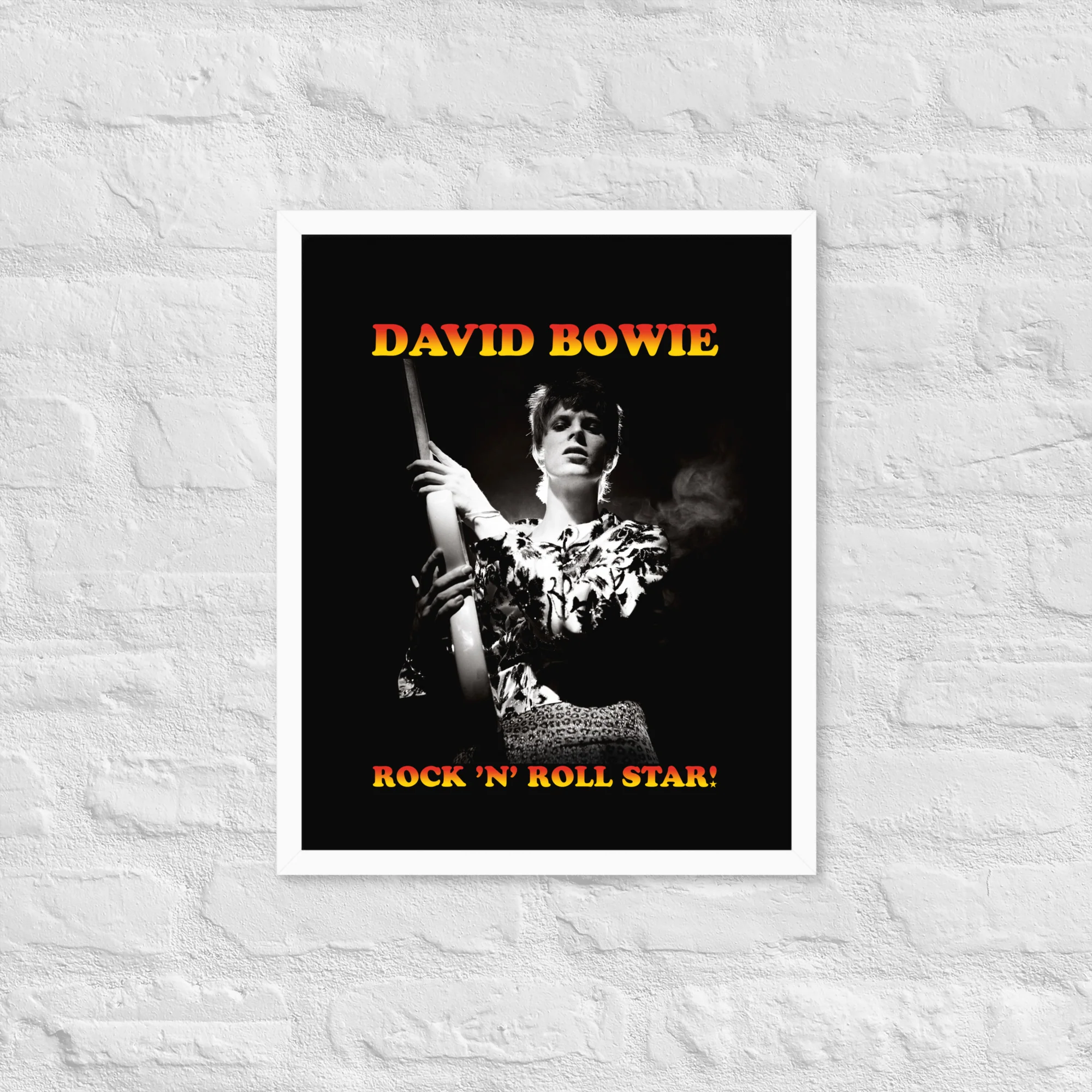 David Bowie Rock n' Roll Star Framed Print - Image 4