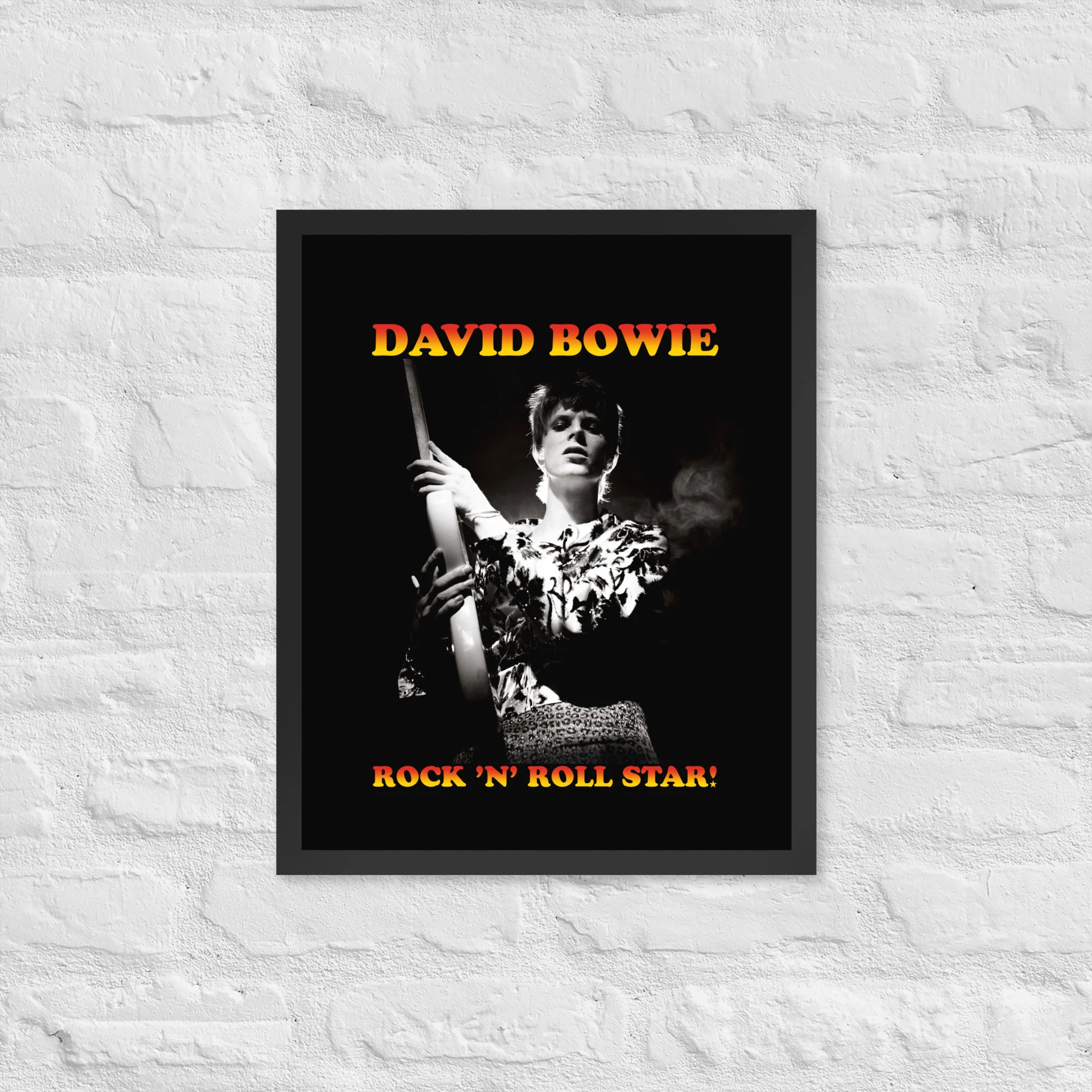 David Bowie Rock n' Roll Star Framed Print - Image 5