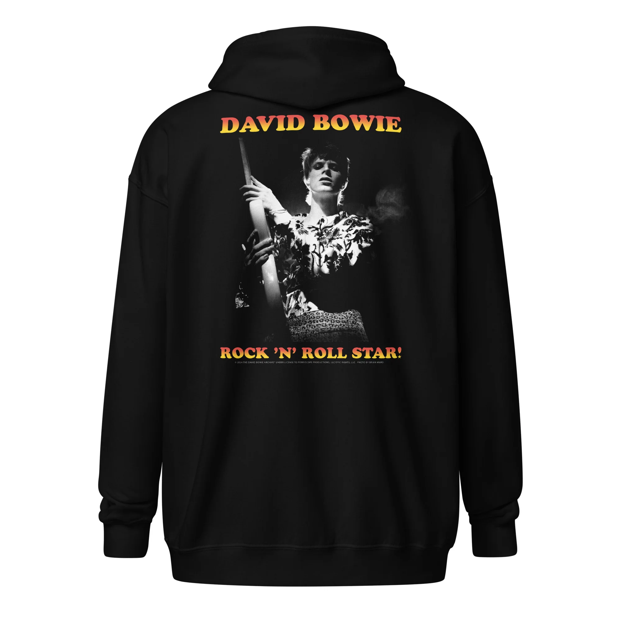 David Bowie Rock n' Roll Star Full Zip Hoodie - Image 2