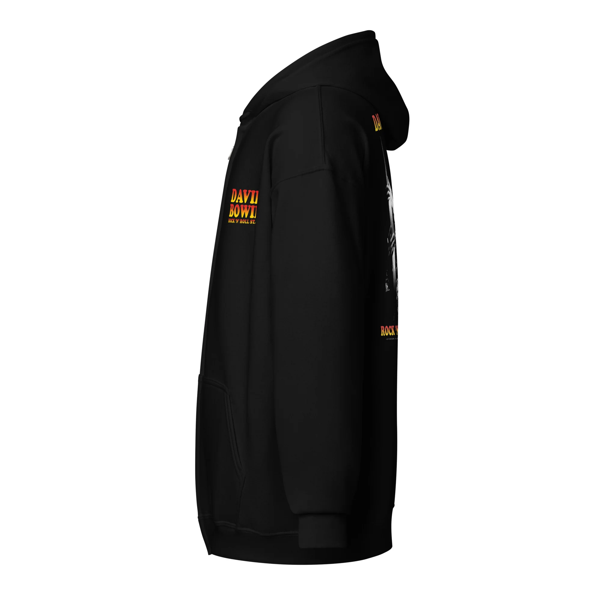 David Bowie Rock n' Roll Star Full Zip Hoodie - Image 3