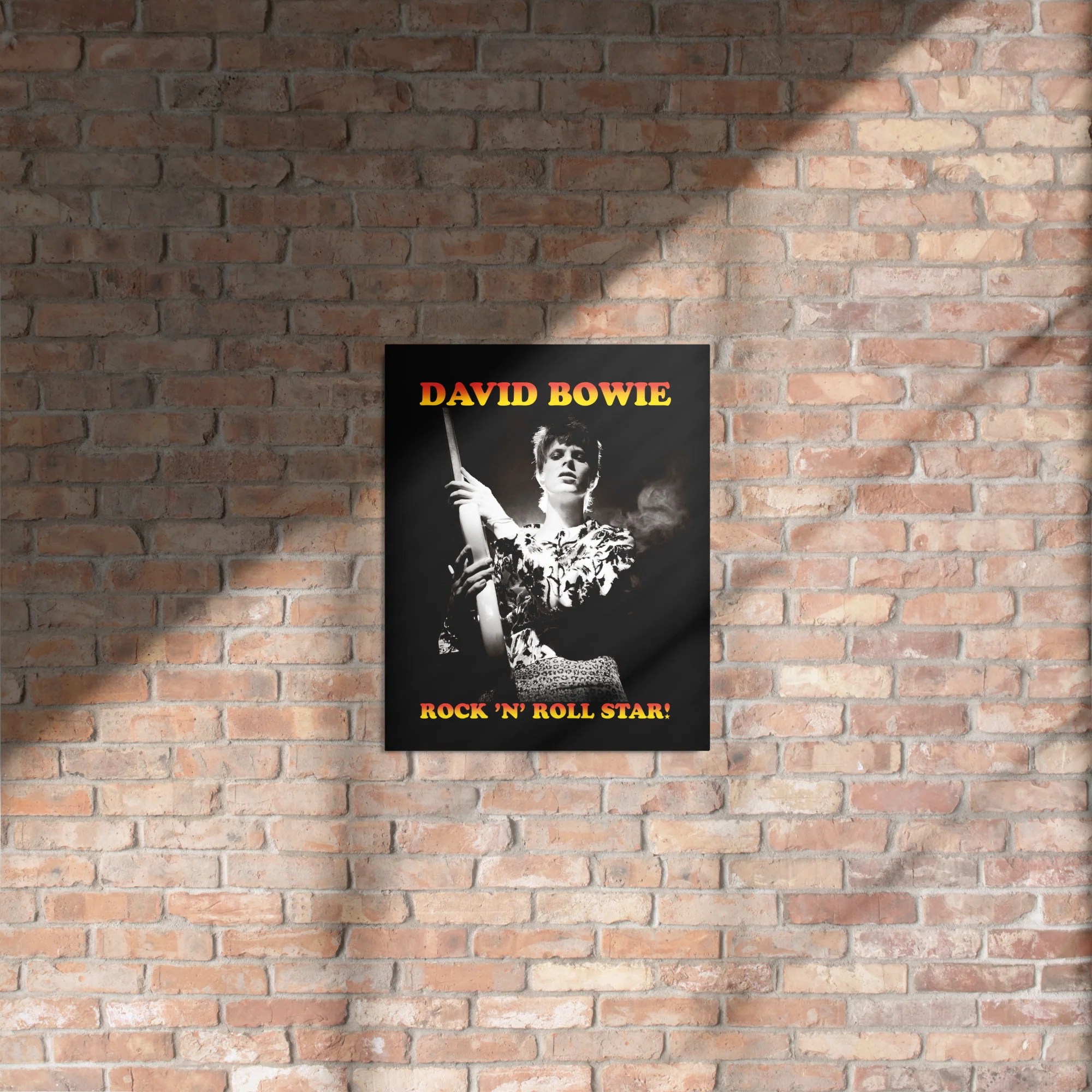 David Bowie Rock n' Roll Star Metal Print - Image 2