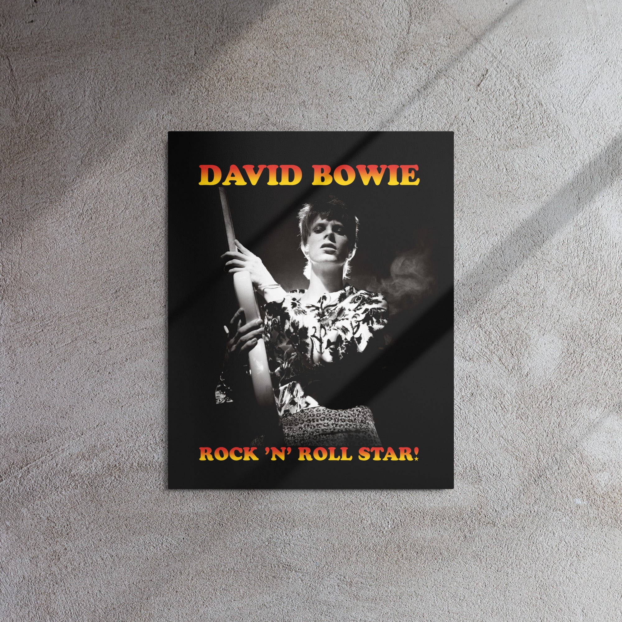 David Bowie Rock n' Roll Star Metal Print - Image 3