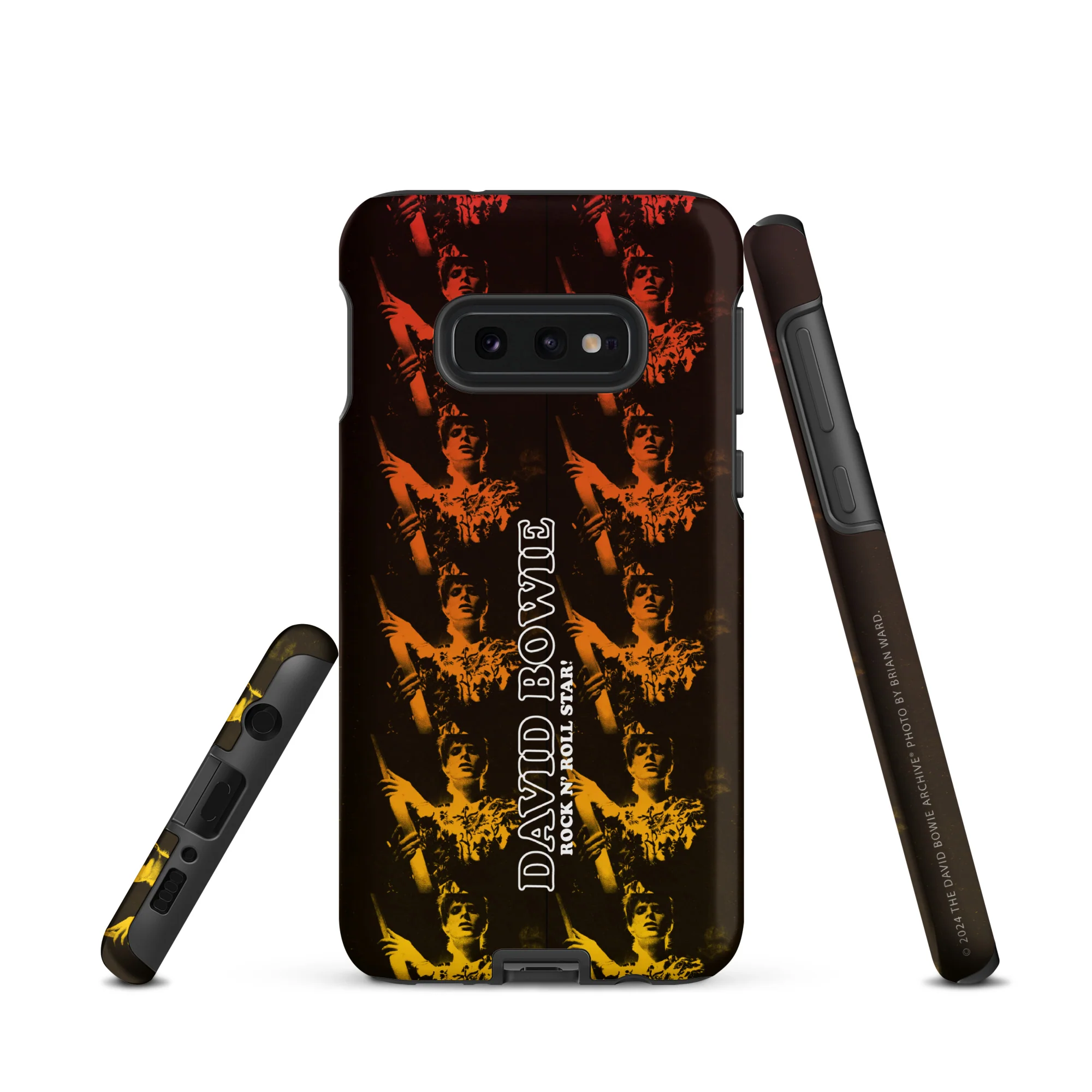 David Bowie Rock n' Roll Star Photo Gold Samsung® Case