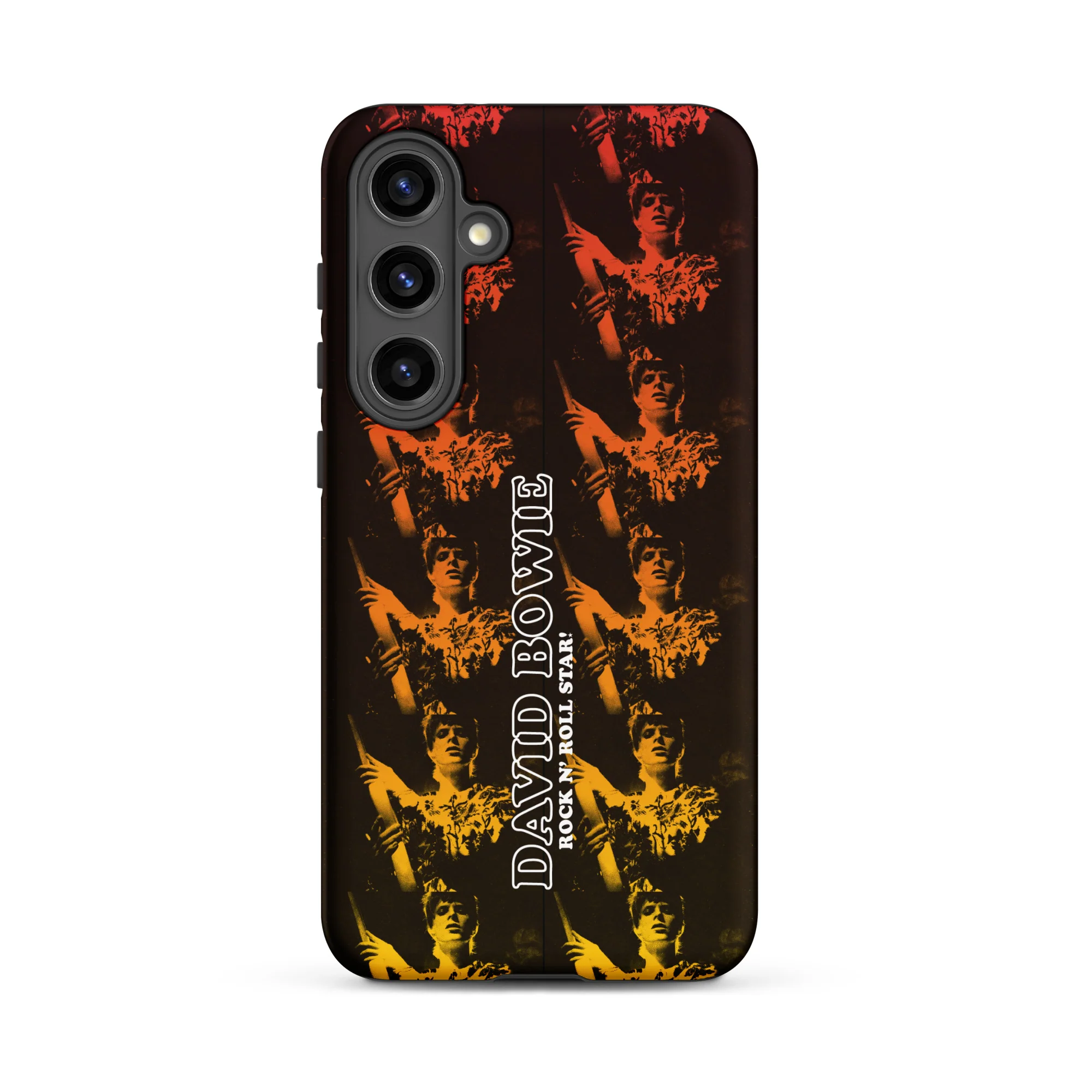 David Bowie Rock n' Roll Star Photo Gold Samsung® Case - Image 20