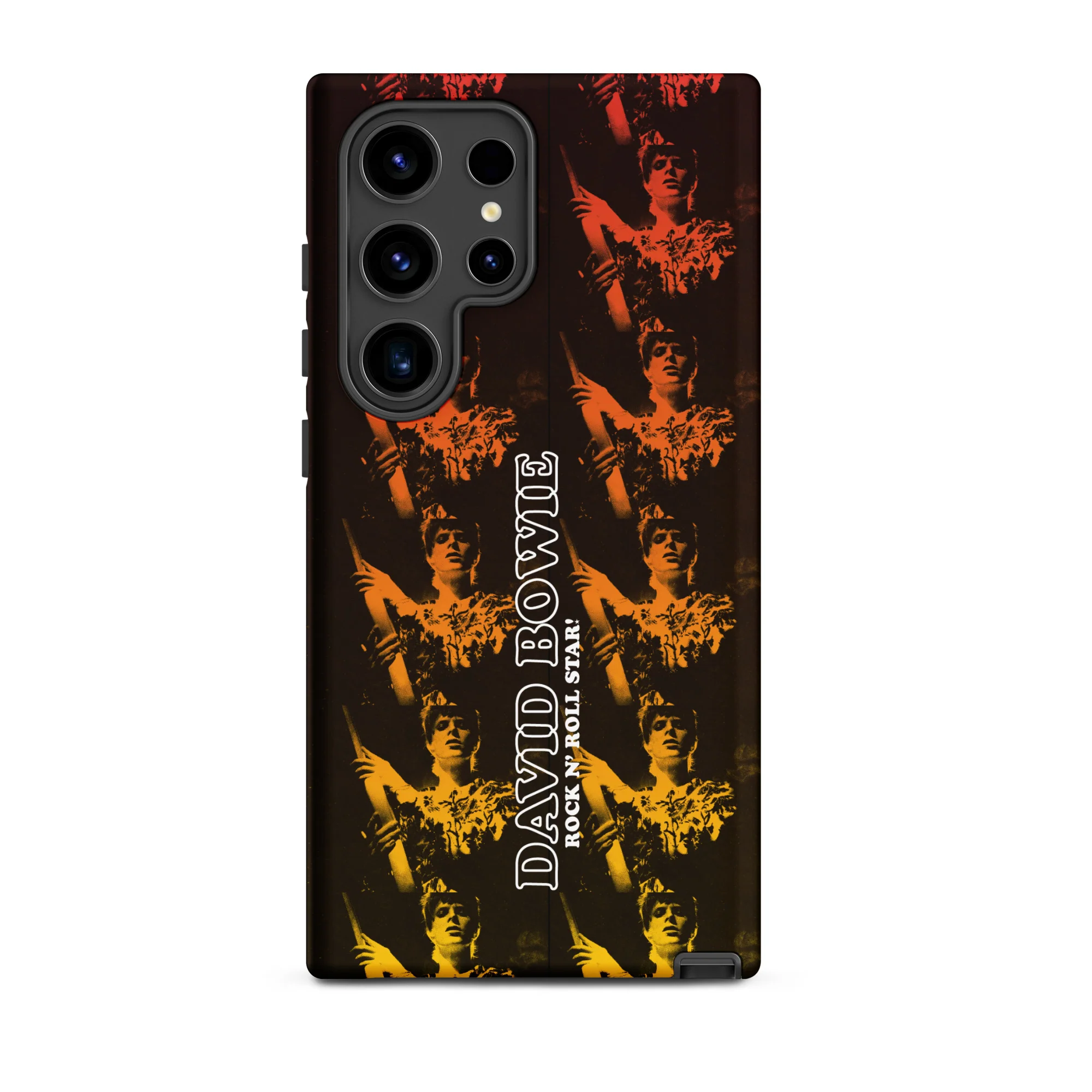 David Bowie Rock n' Roll Star Photo Gold Samsung® Case - Image 21