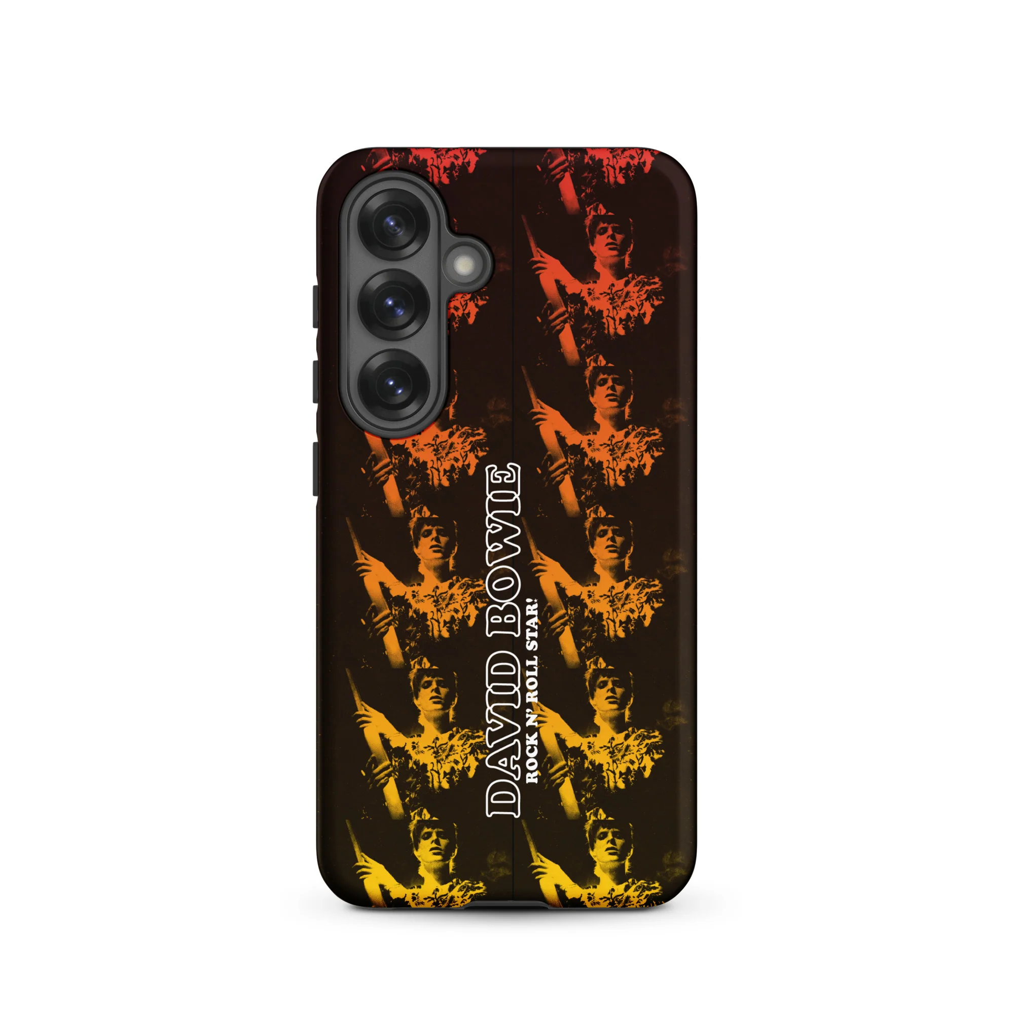 David Bowie Rock n' Roll Star Photo Gold Samsung® Case - Image 22