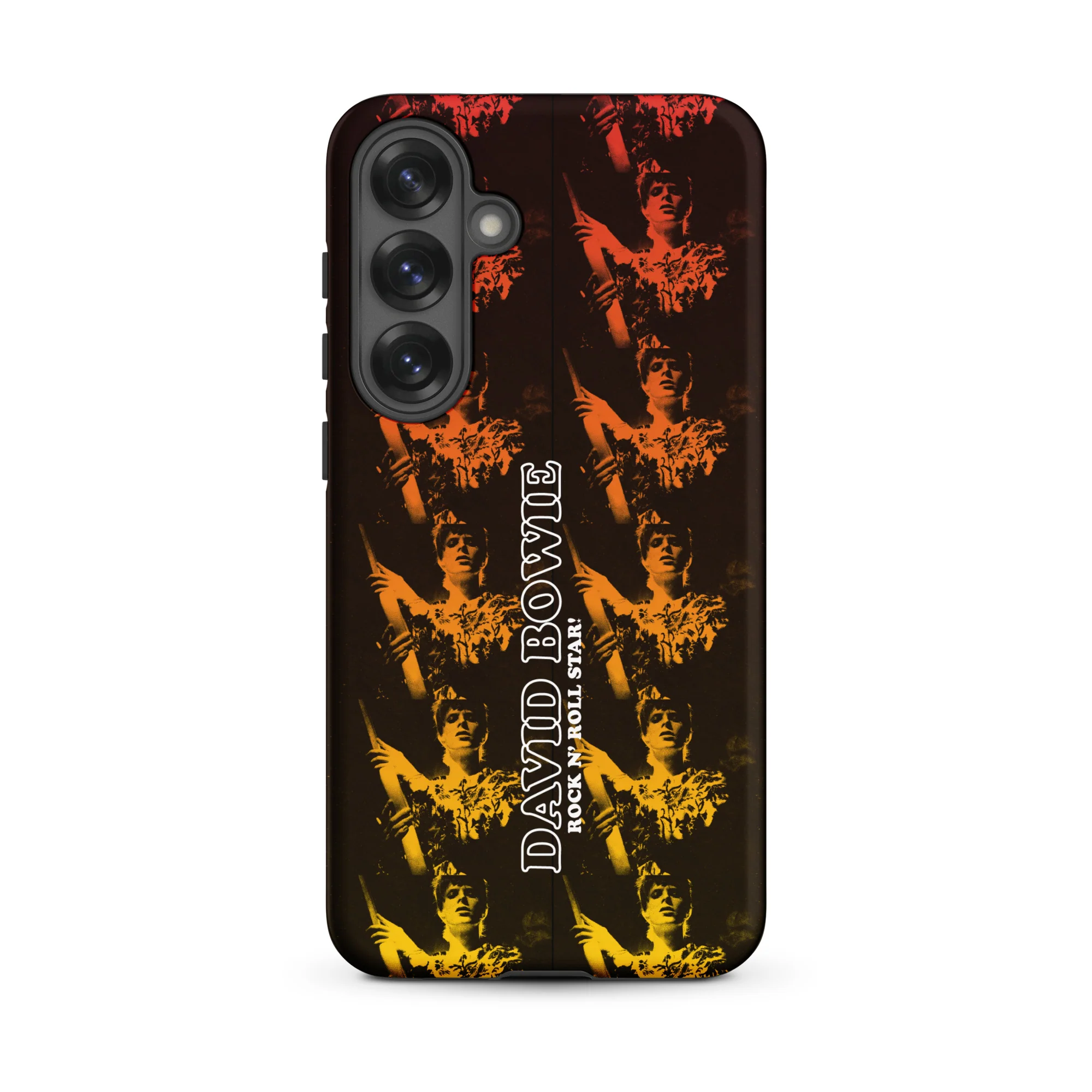 David Bowie Rock n' Roll Star Photo Gold Samsung® Case - Image 23