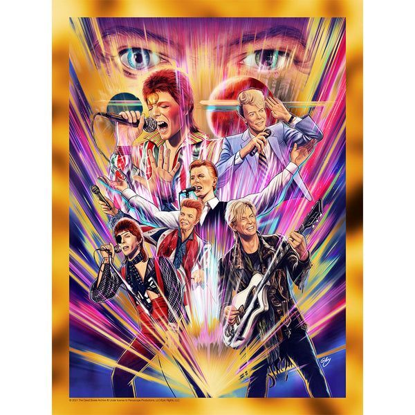 David Bowie The Sound Of Light Gold Foil Variant