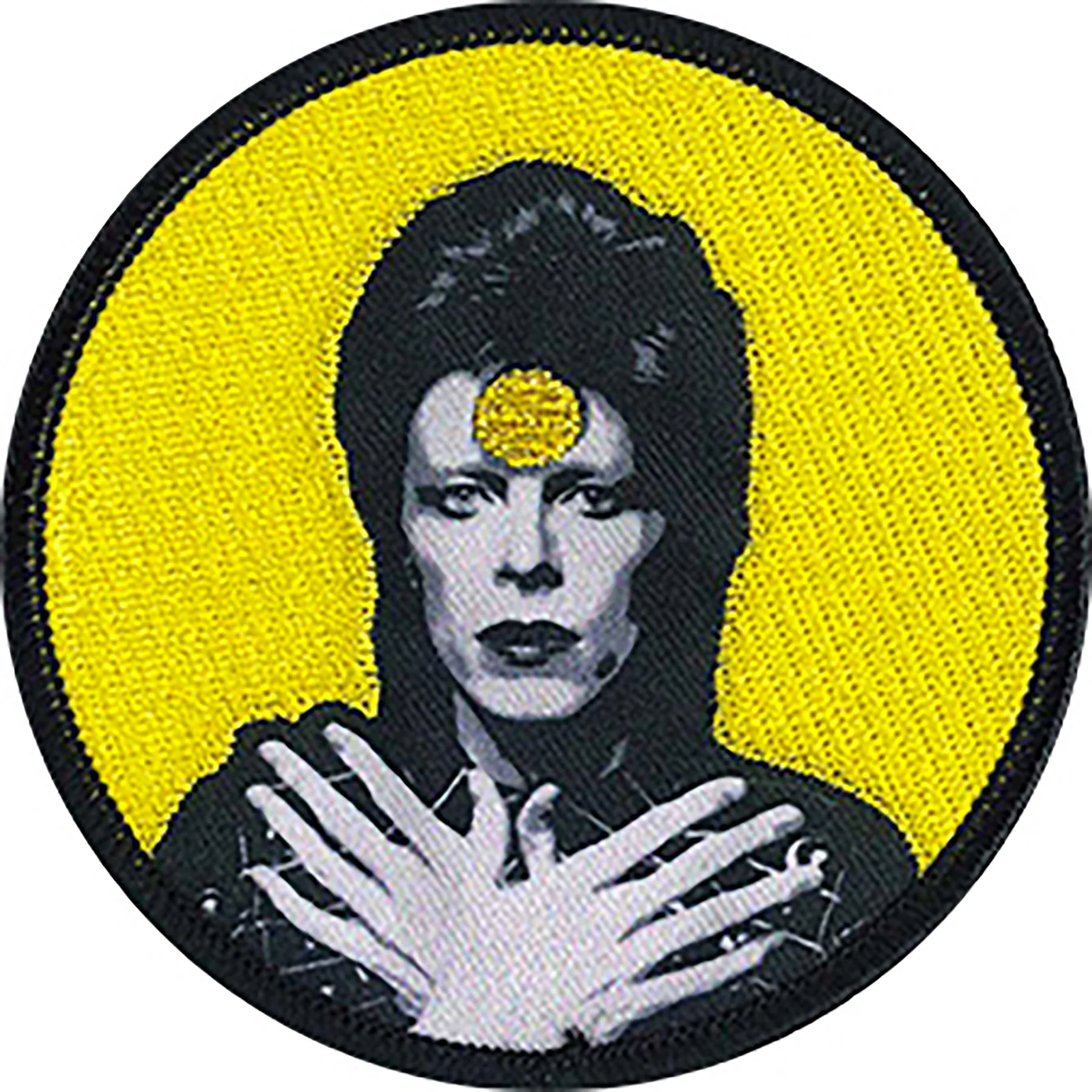 David Bowie Ziggy 3.5" Round Patch