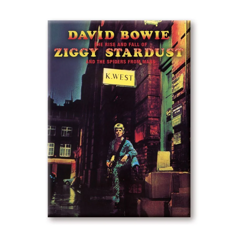 David Bowie - Ziggy Stardust 2.5" x 3.5 " Flat Magnet