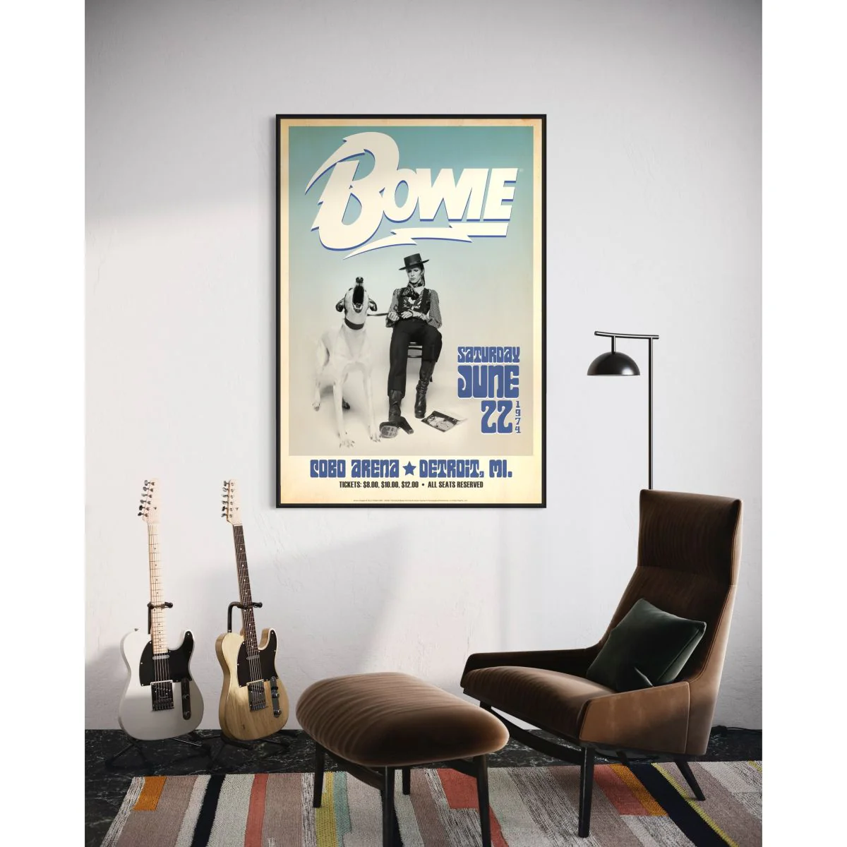 Diamond Dog Tour Print, Detroit 1974 - Image 2