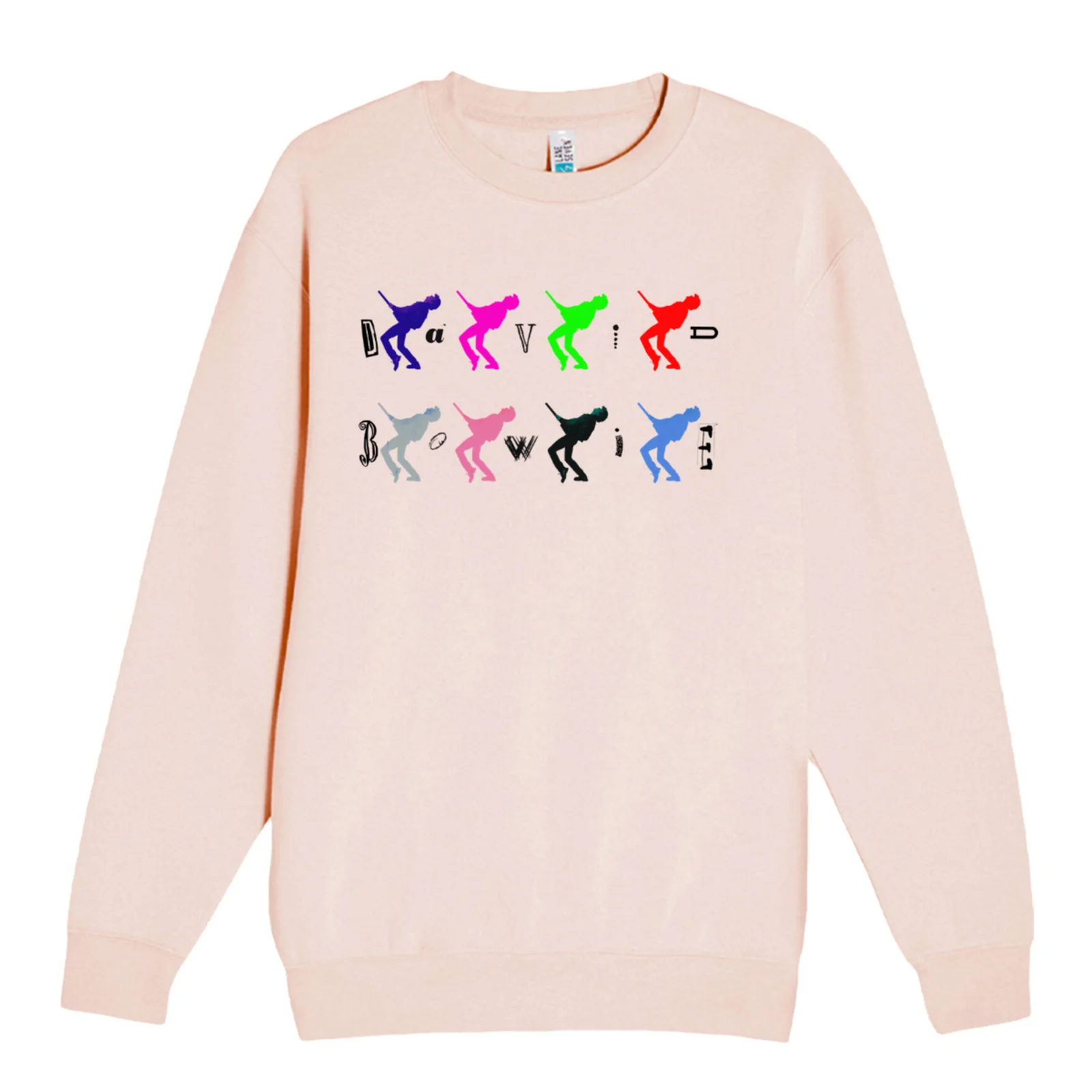 Never Let Me Down Horizontal Logo Crew Neck Fleece
