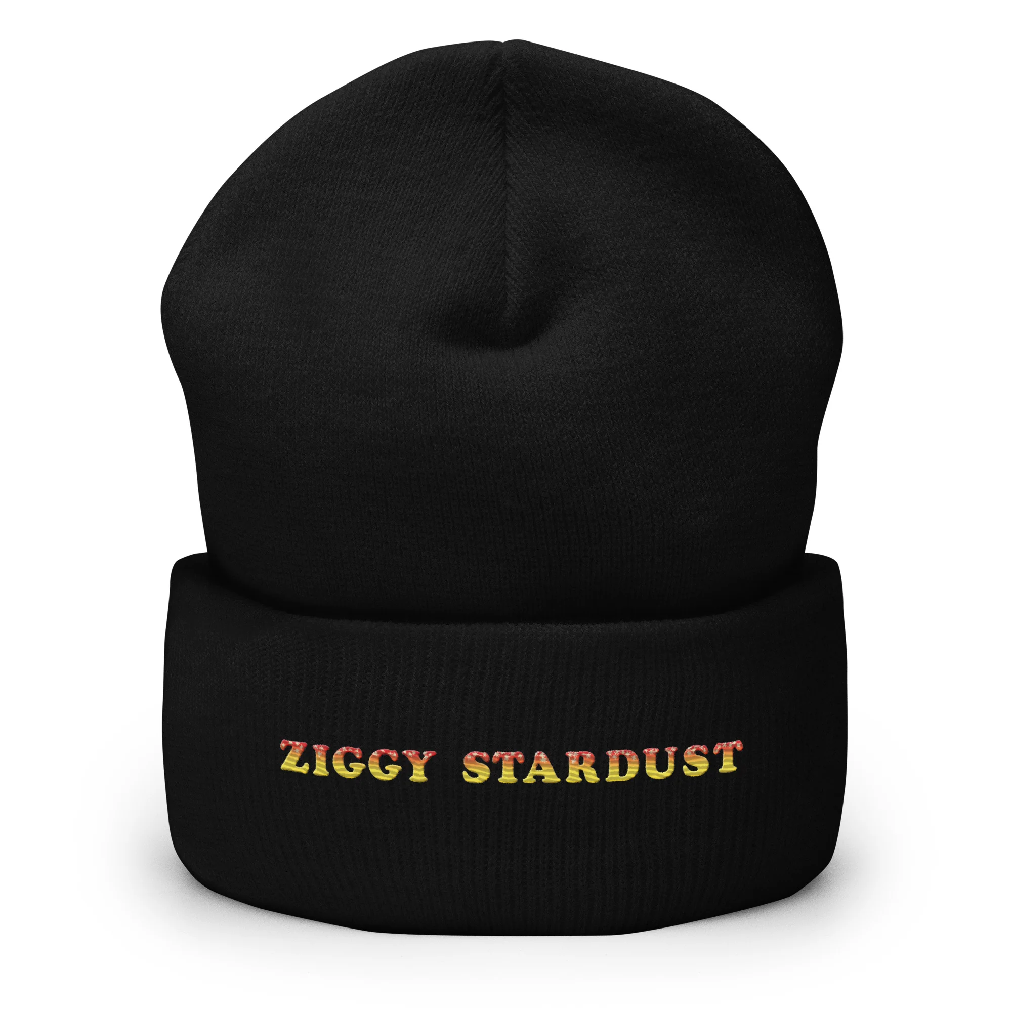 Ziggy Stardust Embroidered Cuffed Beanie - Image 2